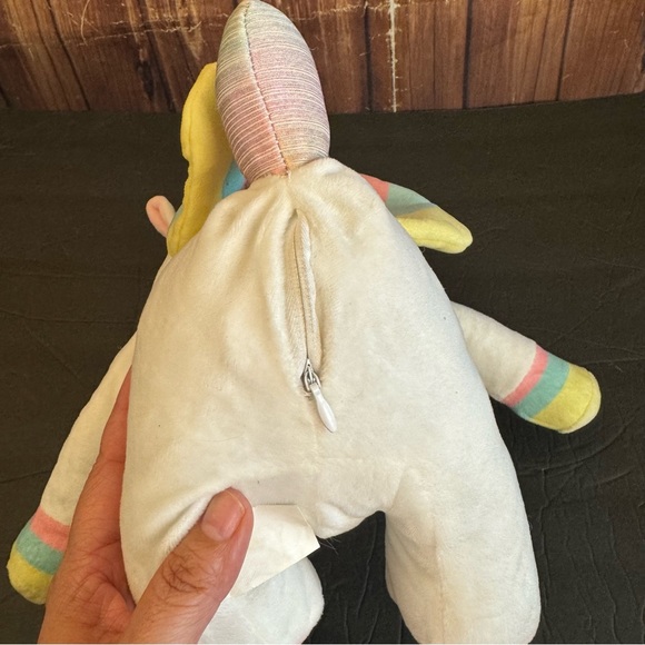 Unicorn Plush Animal Stuffed White 10 inch - Picture 6 of 6